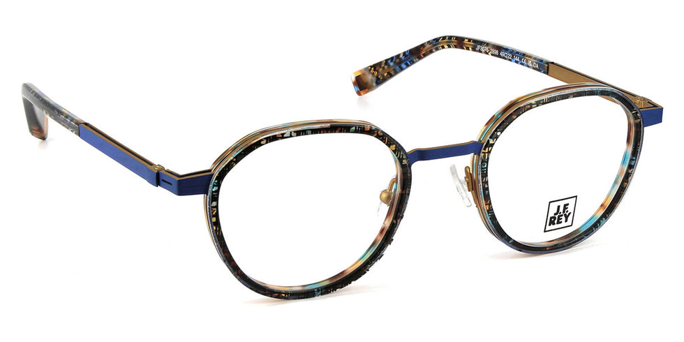 J.F. Rey® JF3075 JFR JF3075 2898 49 - 2898 Demi Blue Eyeglasses