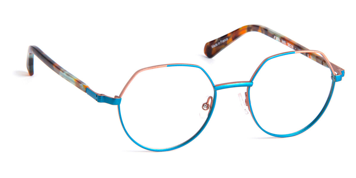 J.F. Rey® JF3076 JFR JF3076 2655 50 - 2655 Blue Light / Gold Pink Eyeglasses