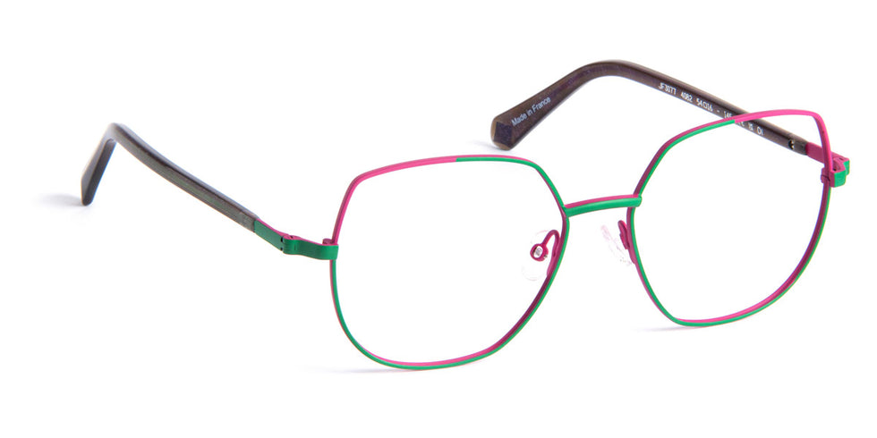 J.F. Rey® JF3077 JFR JF3077 4082 54 - 4082 Green / Fuchsia Eyeglasses