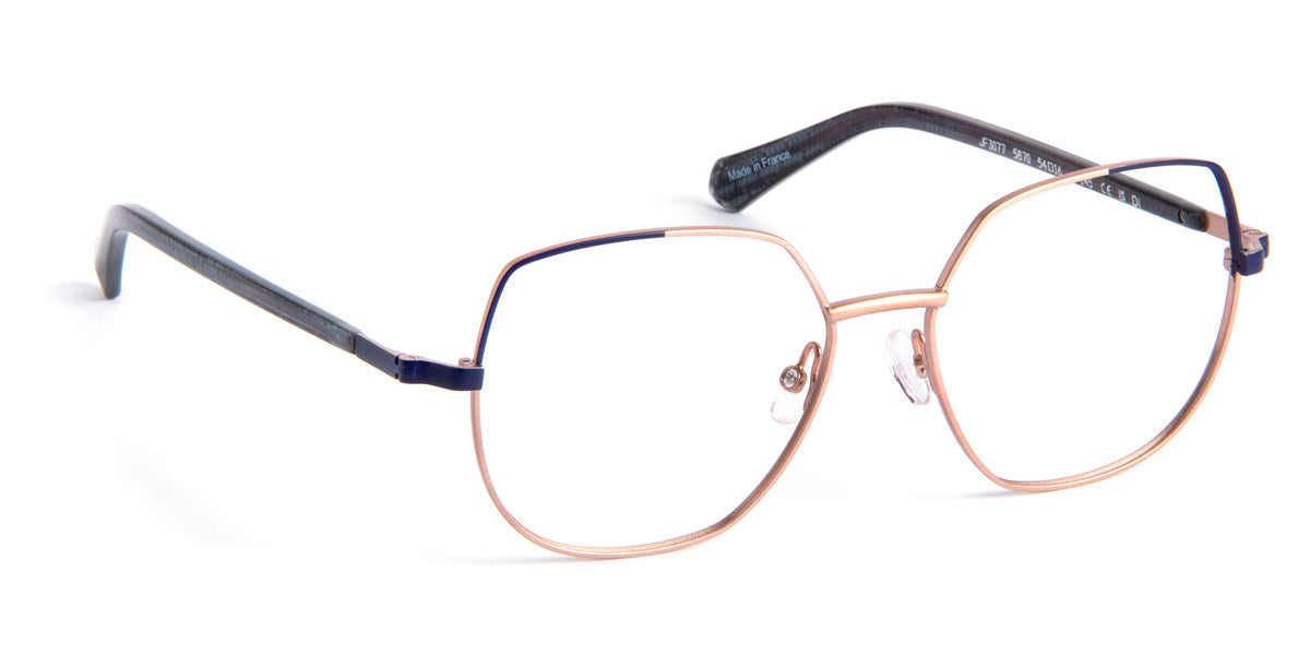 J.F. Rey® JF3077 JFR JF3077 5870 54 - 5870 Gold Pink / Plum Eyeglasses