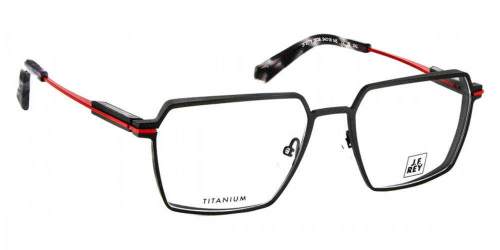 J.F. Rey® JF3078 JFR JF3078 0038 54 - 0038 Black/Red Eyeglasses