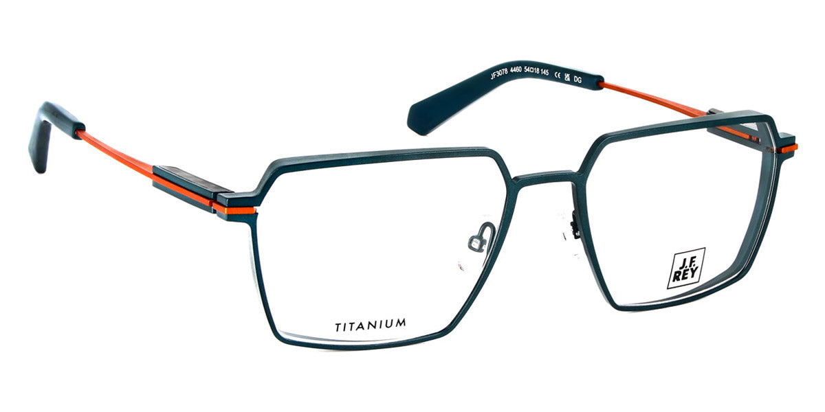 J.F. Rey® JF3078 JFR JF3078 4460 54 - 4460 Blue Green/Orange Eyeglasses