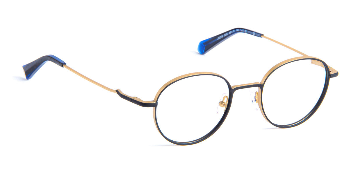 J.F. Rey® JF3079 JFR JF3079 0055 48 - 0055 Black / Gold Eyeglasses