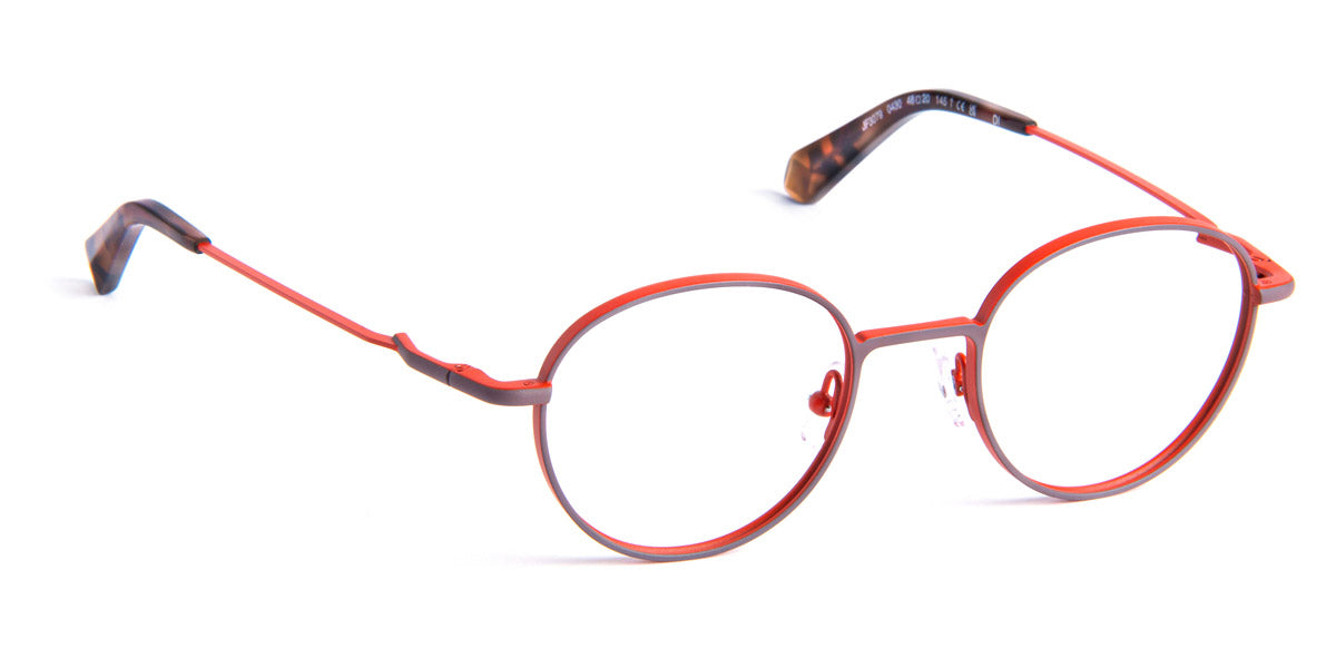 J.F. Rey® JF3079 JFR JF3079 0430 48 - 0430 Grey Gun / Red Eyeglasses