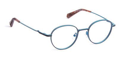 J.F. Rey® JF3079 JFR JF3079 0827 48 - 0827 Black / Blue Mineral Eyeglasses
