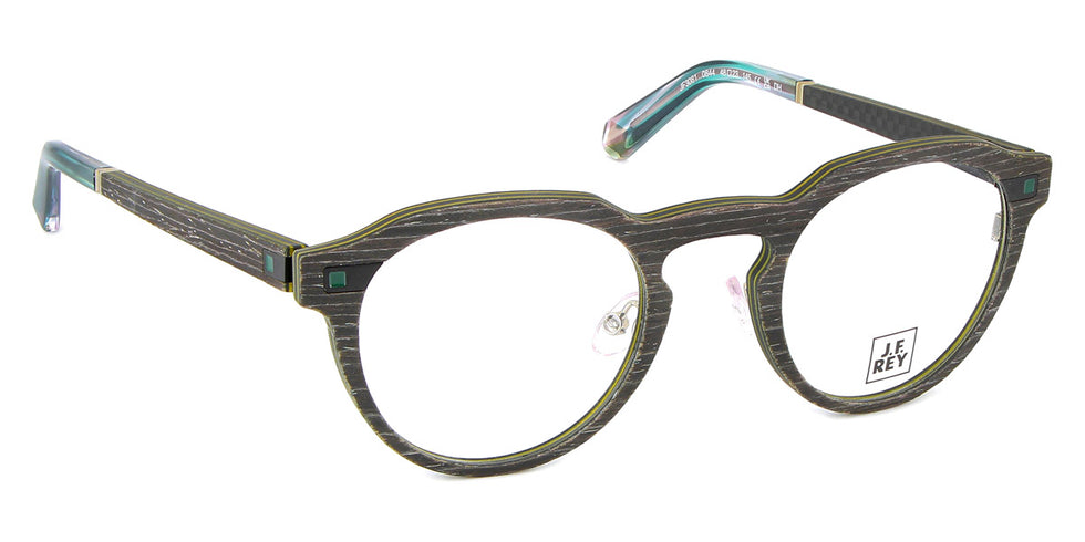 J.F. Rey® JF3081 JFR JF3081 0844 48 - 0844 Carbon/Alu Green Eyeglasses