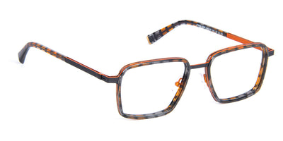 J.F. Rey® JF3085 JFR JF3085 0062 55 - 0062 Black/Orange Eyeglasses
