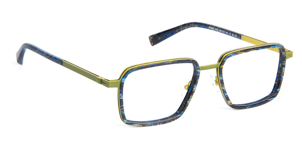 J.F. Rey® JF3085 JFR JF3085 4342 55 - 4342 Demi Blue/Khaki/Green Eyeglasses