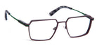 J.F. Rey® JF3086 JFR JF3086 0047 57 - 0047 Black/Green Eyeglasses
