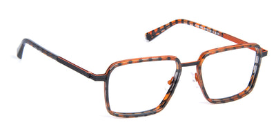 J.F. Rey® JF3088 JFR JF3088 0062 58 - 0062 Black/Orange Eyeglasses