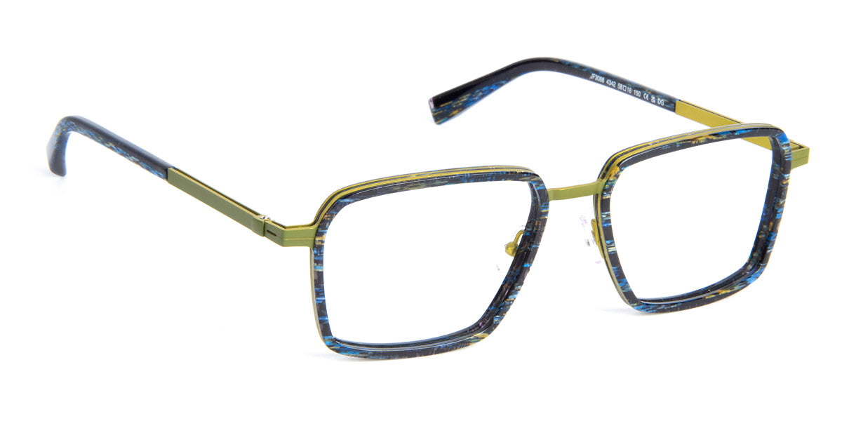 J.F. Rey® JF3088 JFR JF3088 4342 58 - 4342 Demi Blue/Khaki/Green Eyeglasses