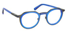 J.F. Rey® JF3089 JFR JF3089 2802 48 - 2802 Blue/Gun Eyeglasses