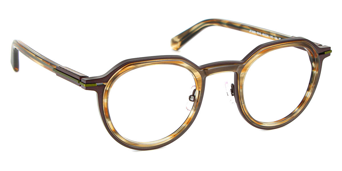 J.F. Rey® JF3089 JFR JF3089 9843 48 - 9843 Demi/Brown/Khaki Eyeglasses