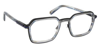 J.F. Rey® JF3090 JFR JF3090 0029 54 - 0029 Black Horn/Blue Eyeglasses