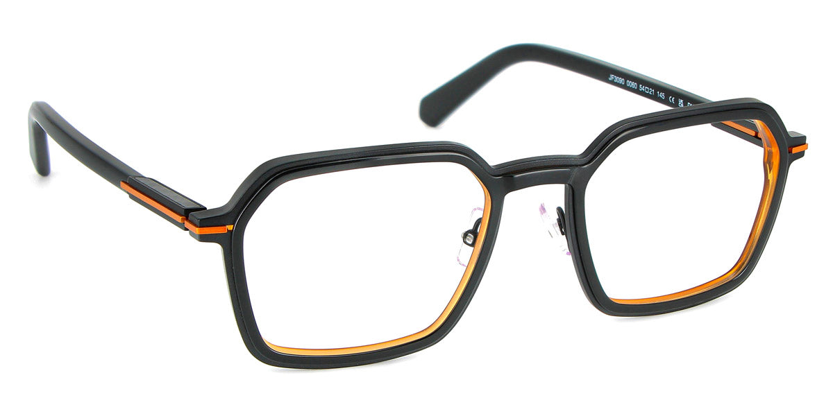 J.F. Rey® JF3090 JFR JF3090 0060 54 - 0060 Black/Orange Eyeglasses