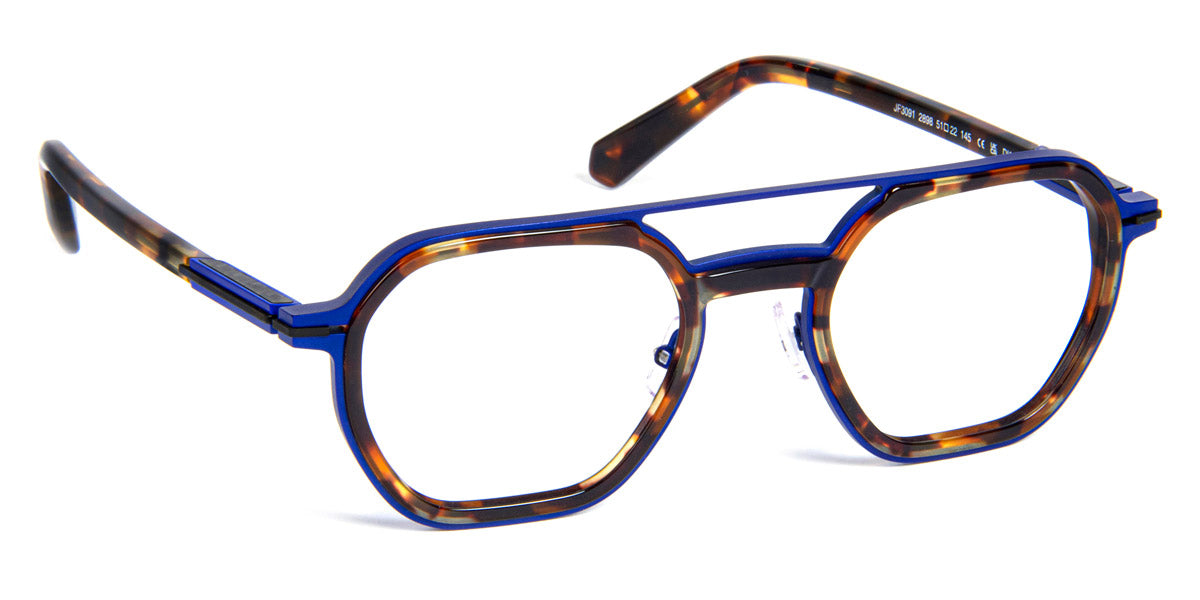 J.F. Rey® JF3091 JFR JF3091 2898 51 - 2898 Demi/Blue Eyeglasses