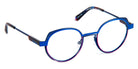 J.F. Rey® JF3092 JFR JF3092 2982 48 - 2982 Blue / Pink Fuchsia Eyeglasses