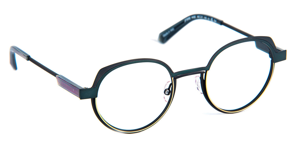 J.F. Rey® JF3092 JFR JF3092 4408 48 - 4408 Green / Black Eyeglasses