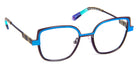 J.F. Rey® JF3093 JFR JF3093 9825 50 - 9825 Chocolate / Blue Grey Eyeglasses