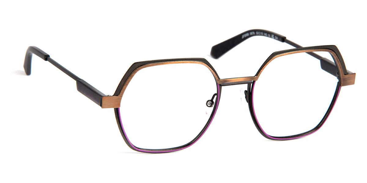 J.F. Rey® JF3094 JFR JF3094 0878 51 - 0878 Black / Purple Eyeglasses