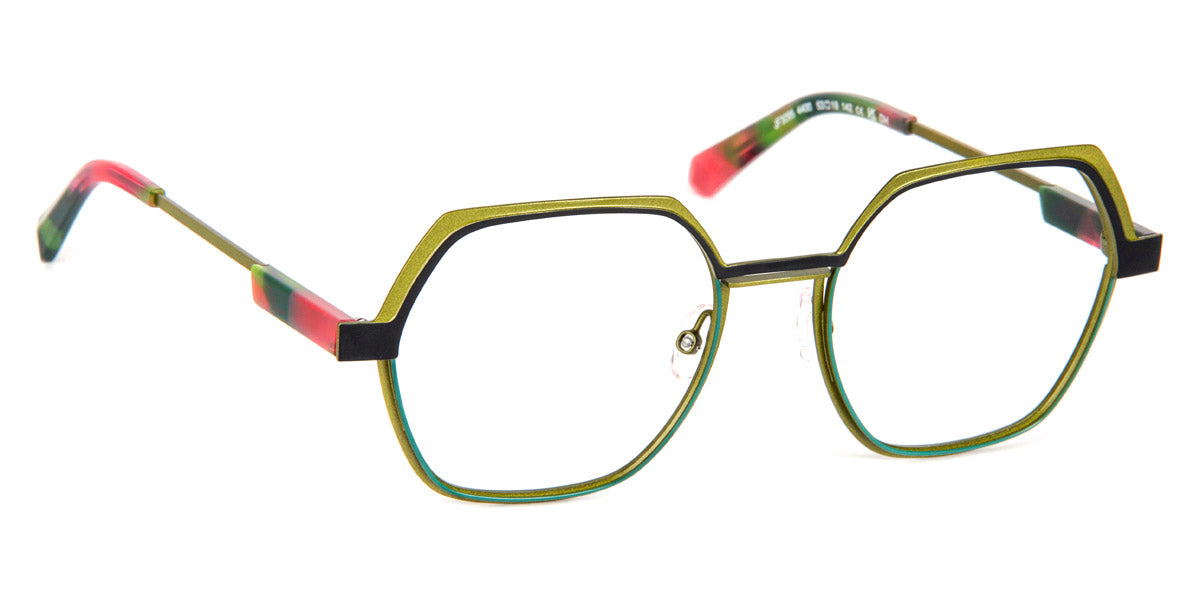 J.F. Rey® JF3094 JFR JF3094 4400 51 - 4400 Green / Black Eyeglasses