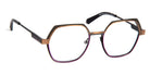 J.F. Rey® JF3095 JFR JF3095 0878 53 - 0878 Black / Violet Eyeglasses
