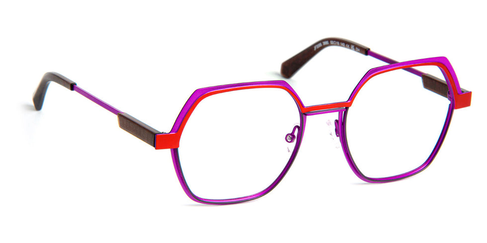 J.F. Rey® JF3095 JFR JF3095 3685 53 - 3685 Red / Pink Fuchsia Eyeglasses