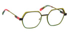 J.F. Rey® JF3095 JFR JF3095 4400 53 - 4400 Green / Black Eyeglasses