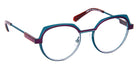 J.F. Rey® JF3096 JFR JF3096 4475 50 - 4475 Green Peacock / Plum Eyeglasses