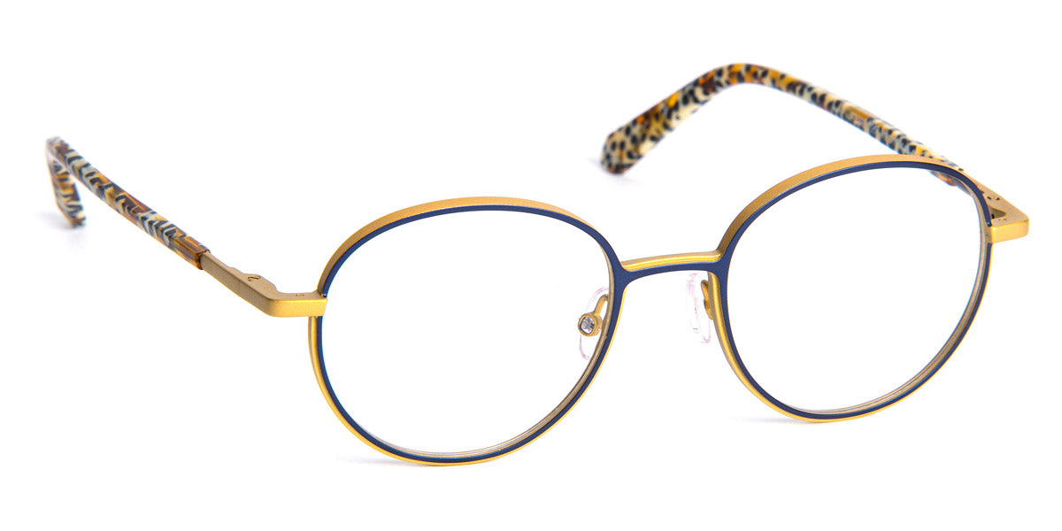 J.F. Rey® JF3098 JFR JF3098 2955 49 - 2955 Blue Indigo / Gold Eyeglasses