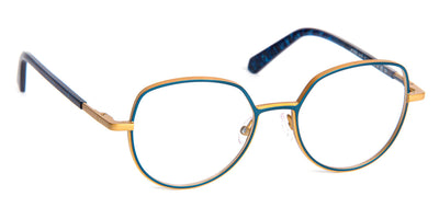J.F. Rey® JF3099 JFR JF3099 4455 51 - 4455 Green / Gold Eyeglasses