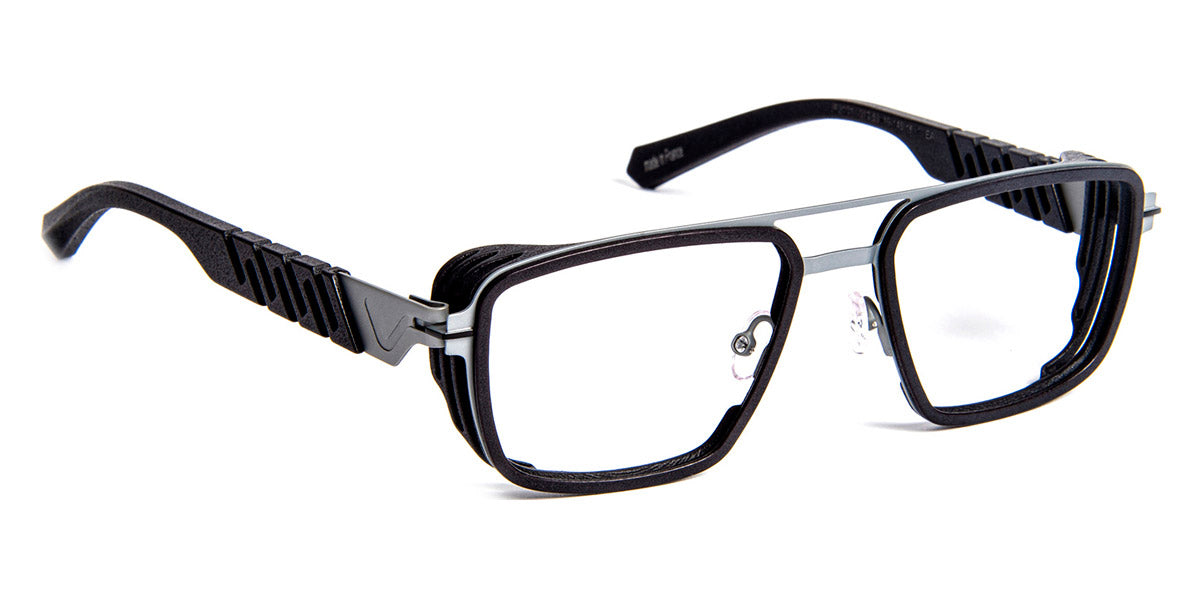 J.F. Rey® JF3101 JFR JF3101 0010 53 - 0010 Black / Silver Eyeglasses