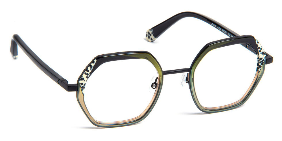 J.F. Rey® JF3102 JFR JF3102 4300 49 - 4300 Gradient Khaki/Brn/Panther/Black Eyeglasses