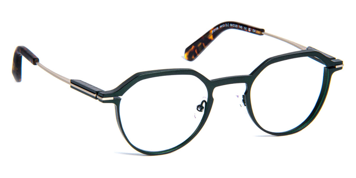 J.F. Rey® JF3106 JFR JF3106 4413 50 - 4413 Khaki/Silver Eyeglasses