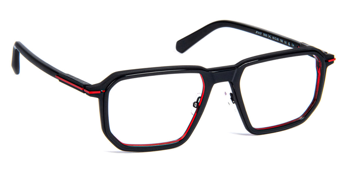 J.F. Rey® JF3107 JFR JF3107 0030 55 - 0030 Black/Red Eyeglasses