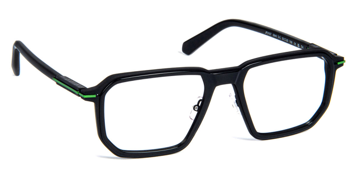 J.F. Rey® JF3107 JFR JF3107 0840 55 - 0840 Black/Green Eyeglasses