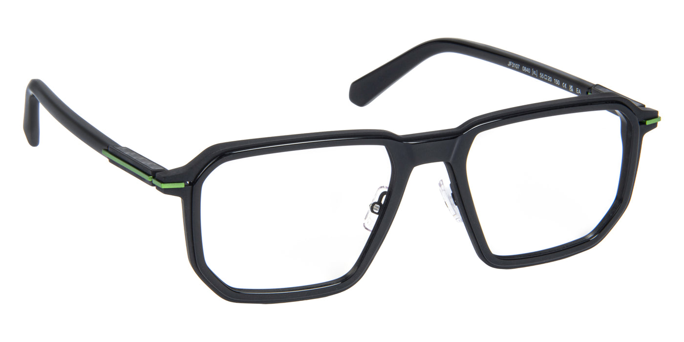 J.F. Rey® JF3107 JFR JF3107 0840 55 - Black/Green Eyeglasses