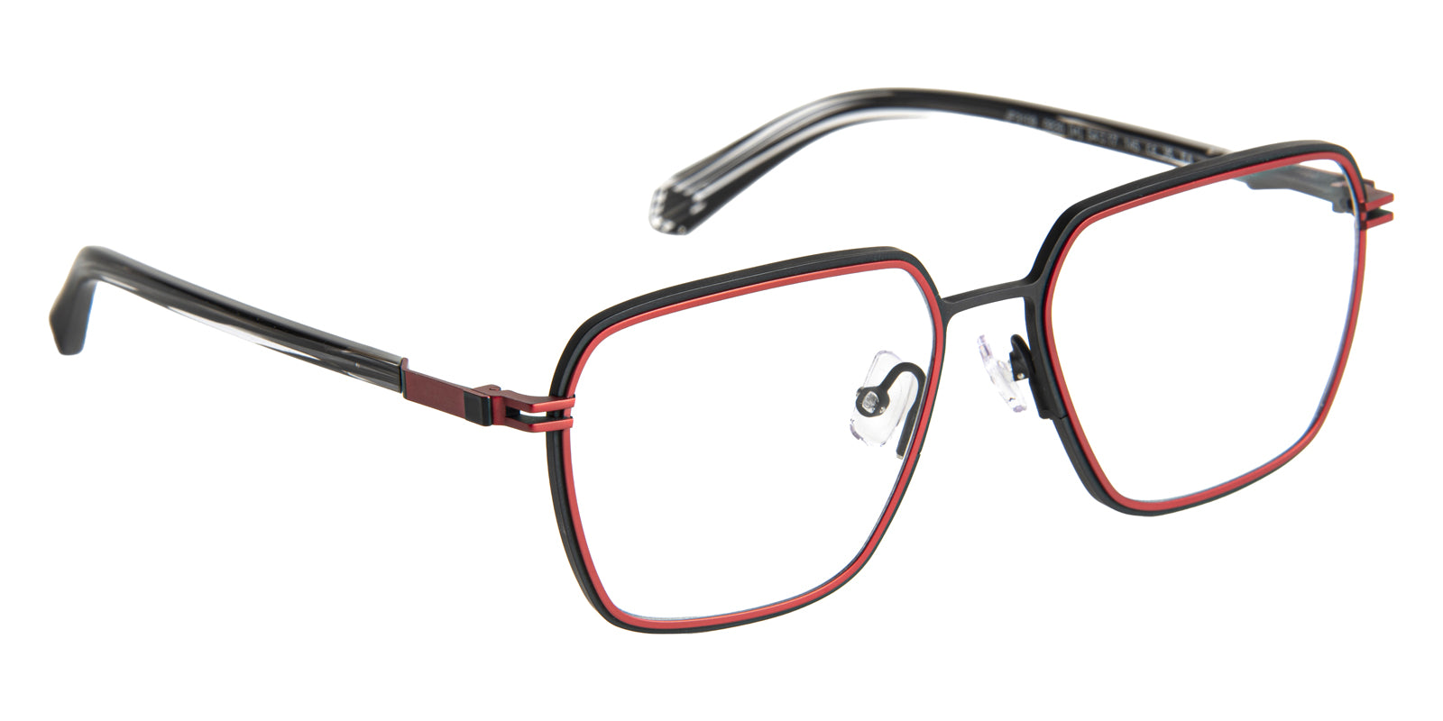 J.F. Rey® JF3109 JFR JF3109 0830 54 - Black/Red Eyeglasses
