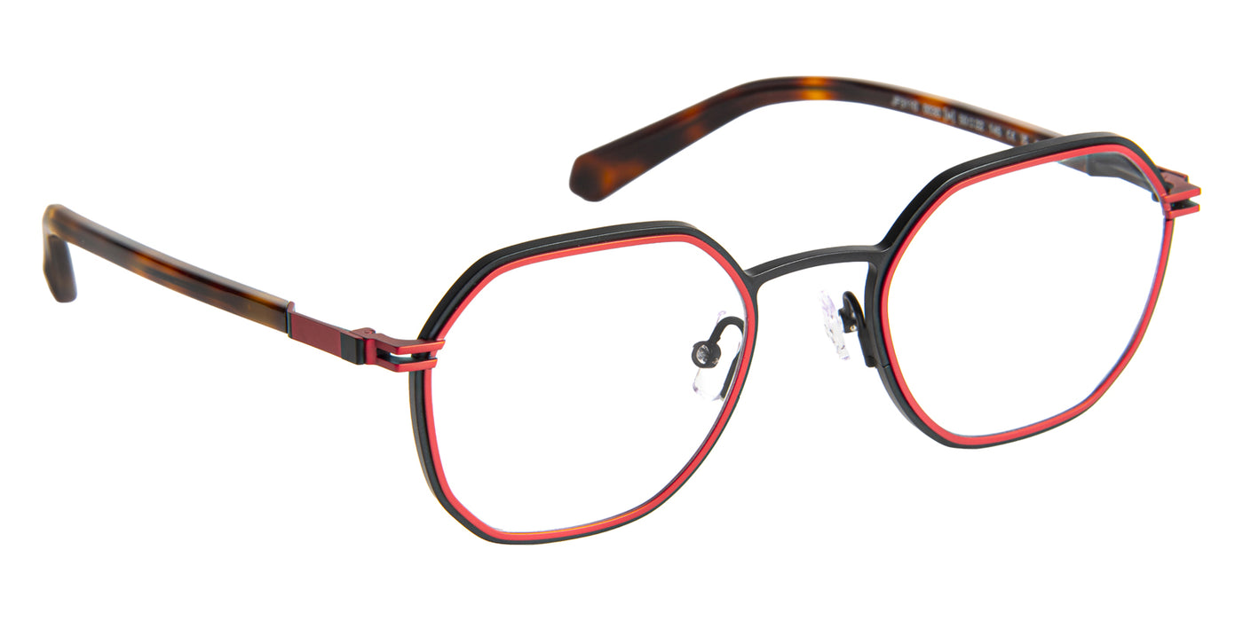 J.F. Rey® JF3110 JFR JF3110 0030 50 - Black/Red Eyeglasses