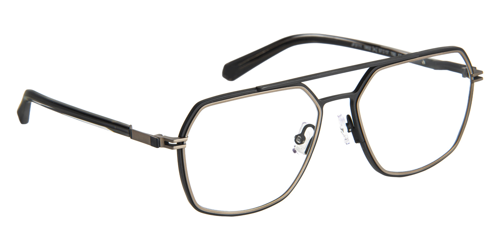 J.F. Rey® JF3111 JFR JF3111 0802 57 - Black/Gun Eyeglasses
