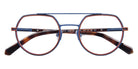 J.F. Rey® JF3112 Aviator Eyeglasses - Blue/Orange