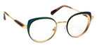 J.F. Rey® JF3113 JFR JF3113 2655 46 Eyeglasses - Turquoise/Gold Matte