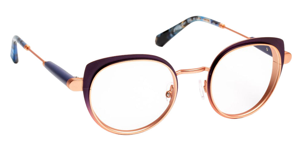 J.F. Rey® JF3113 JFR JF3113 2881 46 Eyeglasses - Gradient Blue/Rose Gold