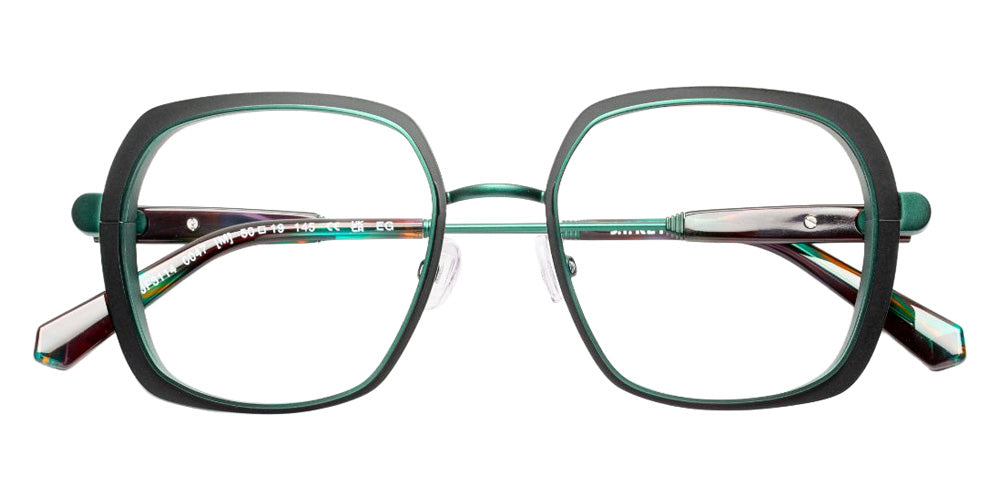 J.F. Rey® JF3114 JFR JF3114 0047 50 Eyeglasses - Black/Green