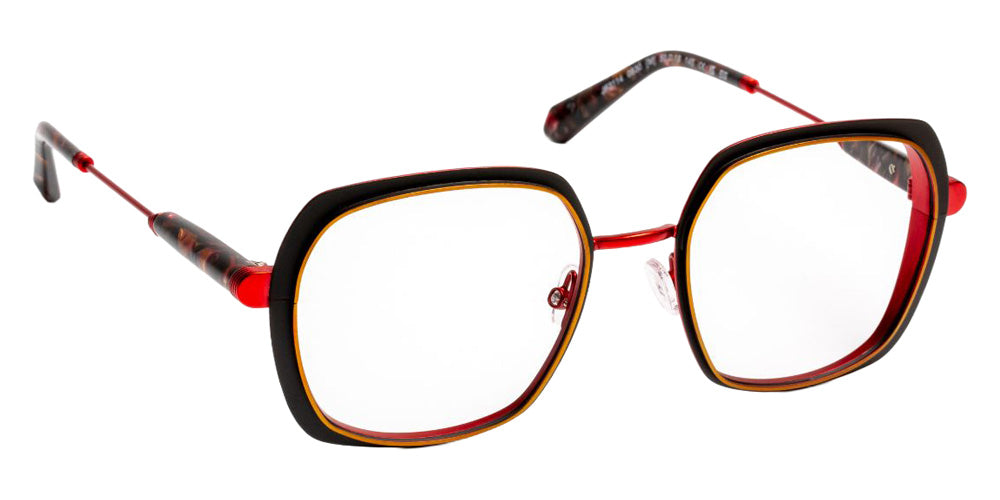 J.F. Rey® JF3114 JFR JF3114 0830 50 Eyeglasses - Black/Red
