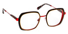 J.F. Rey® JF3114 JFR JF3114 0830 50 Eyeglasses - Black/Red
