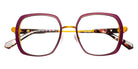J.F. Rey® JF3114 JFR JF3114 7055 50 Eyeglasses - Purple/Black/Khaki