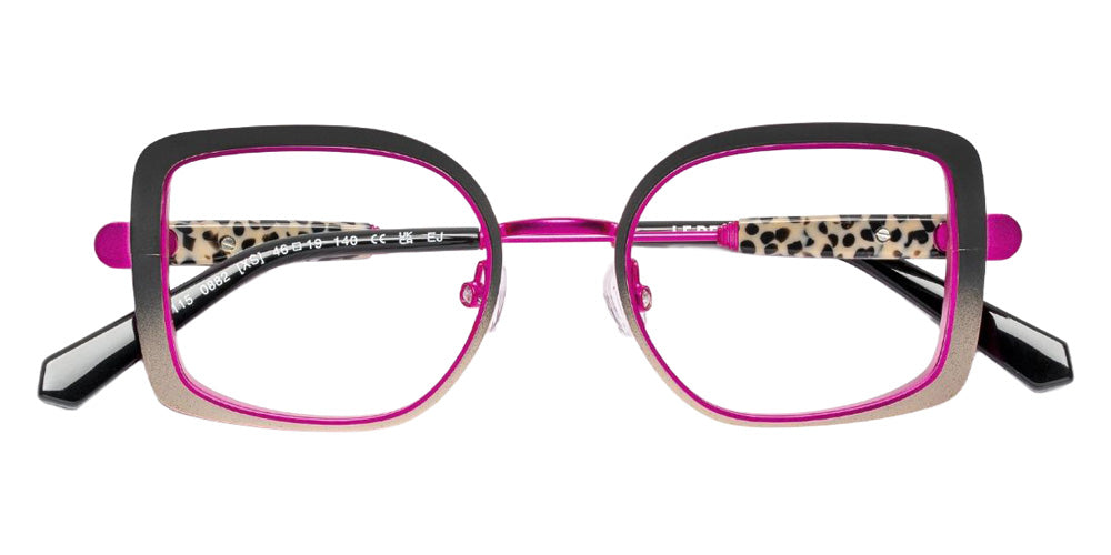 J.F. Rey® JF3115 JFR JF3115 0882 46 Eyeglasses - Bla And Gold/Fuchsia