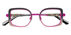 J.F. Rey® JF3115 JFR JF3115 0882 46 Eyeglasses - Bla And Gold/Fuchsia