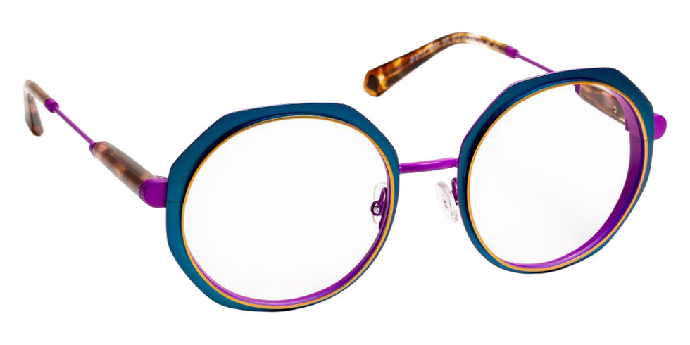J.F. Rey® JF3117 JFR JF3117 4482 51 Eyeglasses - Blue/Purple/Gold